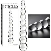 Icicles Glasdildo 'No. 2“ im Kugeldesign | antiallergen, vaginale & anale Stimulation| 1 St Vibrator