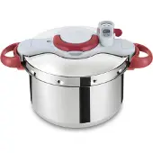 Tefal Clipsominut Perfetct 6L, 6 l, Rot, Edelstahl, 1 Stück(e)