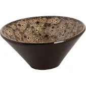GRAUPERA Schale Sabana 10 cm 10 cl Braun Weiß Steingut 1 Stück