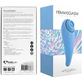 Feelztoys Femmegasm - Wiederaufladbarer 2in1 Klitorisvibrator (Blau)