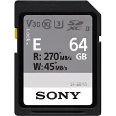 Sony SDXC E series 64GB UHS-II Class 10 U3 V30