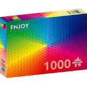 Enjoy Puzzle Puzzle Kaleidoscopic Rainbow - 1000 Teile Karton