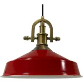 Bamyum Pendelleuchte | Asletl-Marine | Metall Pendelleuchte Industrial Rot Vintage Hängelampe