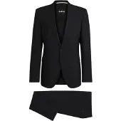 BOSS Zweiteiliger Regular-Fit Anzug aus Stretch-Wolle Grösse 52
