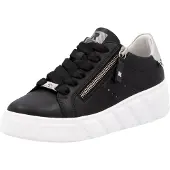 Rieker Schnürhalbschuhe in schwarz, Gr. 42