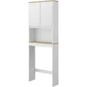 Vicco Toilettenschrank Livia Weiß 60 x 163 cm, Model 50140