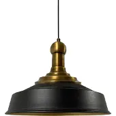 Bamyum Pendelleuchte Esstisch Long-Knob Asletl Hängelampe 40 cm - Schwarz