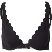 Hunkemoller Bikini-Oberteil "Scallop" in Schwarz - 75B