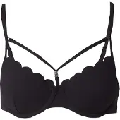 Hunkemoller Bikini-Oberteil "Scallop" in Schwarz - 75B