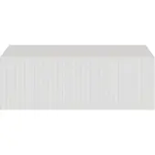 NADUVI Collection Nachtkommode hängend Veldio , weiß , Maße (cm): B: 50 H: 17