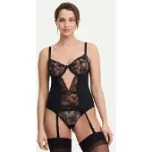Chantelle Co Other Basque Black Größe: F75 | Lingerie-Shirts Outlet | Damen | Schwarz