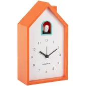 Karlsson - Wecker Modern Cuckoo - Leuchtendes Orange - 6x12x20cm