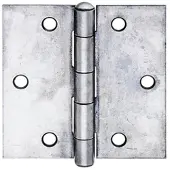 GAH Alberts Alberts Scharnier mit vernietetem Edelstahlstift, Edelstahl, 20 Stück, 60 x 60 x 1,5 mm