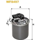 WIX FILTERS Kraftstofffilter WF8497