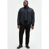 Levi's Tapered-fit-Jeans PLUS "502 TAPER B&T", Herren, Gr. 40, Länge 32, schwarz (native cali), Denim/Jeans, Obermaterial: 99% Baumwolle, 1% Elasthan, bequem lang, Jeans Tapered-fit-Jeans, mit Stretch