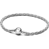 Pandora 593757C00 Damen-Armband Silber Gedrehte Schlangenkette