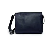 Harold's Leder Businesstasche Umhängetasche Campo Messengerbag Dark Blue dunkelblau