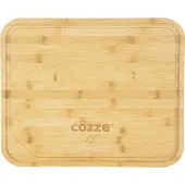 Cozze Servierbrett Pizza Bamboo mit Saftrinne
