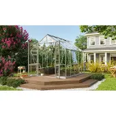 Vitavia Gewächshaus "Olymp 8300" aluminium 8,3 m² 3 mm ESG