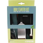 Cozze BBQ Werkzeuge Schwarz (4-teilig)