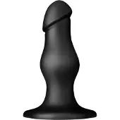 BUTTR FIM-92 - Saugnapf Anal-Dildo (schwarz)