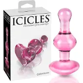 Pipedream No. 75 - Herz-Glas-Analplug (pink)