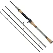 Kinetic Warlord Ct Trigger Baitcastrute Schwarz 2.02 m / 30-80 g Schwarz 2.02 m