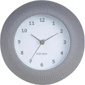 Karlsson - Wanduhr Tender Rib - Warmes Grau - Ø25cm