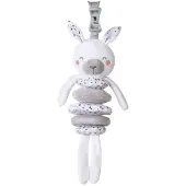 Saro hängefigur Wild Colors Kaninchen Polyester weiß