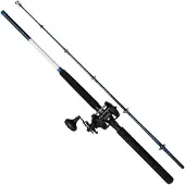 Kinetic Fantastica Cc Trolling-kombination 2 Abschnitte Schwarz 1.83 m / 100-400 g Schwarz 1.83 m