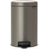 Brabantia NewIcon Tretmülleimer 12 L - Platinum