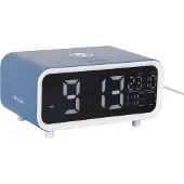 Karlsson - Wecker Chunky Led - Klassisches Blau - 17x11x8.6cm