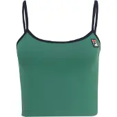 FILA Lissey Cropped Spagetti Top Fir Größe: L | Tanktops Outlet | Damen