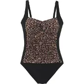 Vivance Badeanzug "Thora" mit modischem Leo-Print