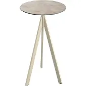 Veba Infinity Tripod Stehtisch Sand frame + Moonstone HPL Ø70 cm