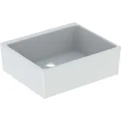 Geberit Spülbecken WOHNSTÄTTE we o Überlauf Form flach 500x400x140mm