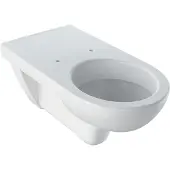 Geberit Wand-WC Renova Comfort Tiefspüler mit Spülrand lang weiß glänzend KeraTect Spezialglasur ohne WC-Sitz 208520600