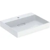 Geberit ONE Waschtisch Abgang horizontal, 60x14,2x48cm, 505.034.00.1, Ausführung: Hahnloch mittig