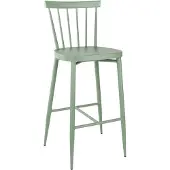Bolero Windsor Hochhocker aus Aluminium, Grün, 2 Stück