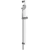 Gessi Emporio Brausestangen Set mit Antikalk-Handbrause aus Kunststoff 1-Strahlart und Brauseschlauc