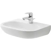 Duravit Handwaschbecken D-Code Med 45x34cm, m HL, o. ÜL, we., m Hahnl.