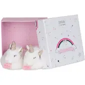 Doudou et Compagnie DC3311 LICORNE - Booties mit Rassel, rosa