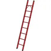 Günzburger Steigtechnik Sprossen-Anlegeleiter GFK ohne Traverse 8 Sprossen - 036008