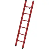 Günzburger Steigtechnik Sprossen-Anlegeleiter GFK ohne Traverse 6 Sprossen - 036006