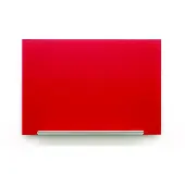 Nobo Diamond Glas magnetische Glastafel rot, 1883 x 1059, 1883 x 1059 mm, Glas, Horizontal, Fixed, Magnetisch, Anti-Kratz-Beschichtung