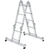 MUNK Günzburger Steigtechnik MUNK Vielzweckleiter mit Nivello Traverse 2x2 + 2x3 Sprossen