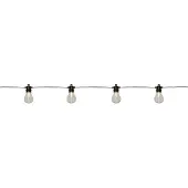Star Trading LED Outdoor-Lichterkette ,Selecta' mit 10 x austauschbaren E12 Leuchtmitteln, Timer, strombetrieben, warmweiß, L 7,2 Meter