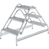 MUNK Günzburger Steigtechnik MUNK Aluminium Arbeitspodest 2x3 Stufen