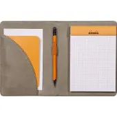 Rhodia Rhodiarama Mappe für Block oder Notizheft A6, N°13 13x17 cm - Taupe 213002C