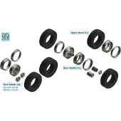Italeri 1:35 EUROPEAN TYRES and RIMS